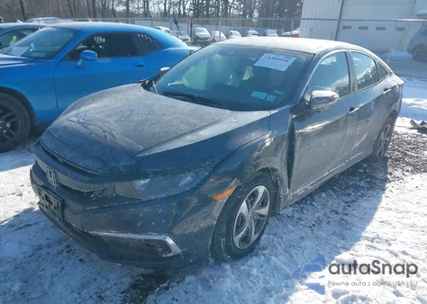 2019 Honda Civic Lx из США, поврежденный, VIN 2HGFC2F68KH515921